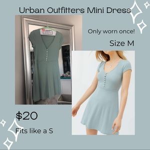 Urban Outfitters Lucia Ribbed Dress